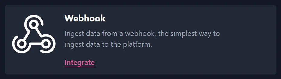 Webhook window